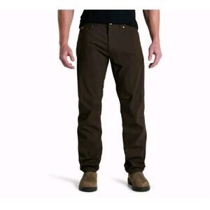 Kuhl Free Kanvus Jeans Brown Vintage Patina Dye Men Size 34x32 (Measures 32x29)